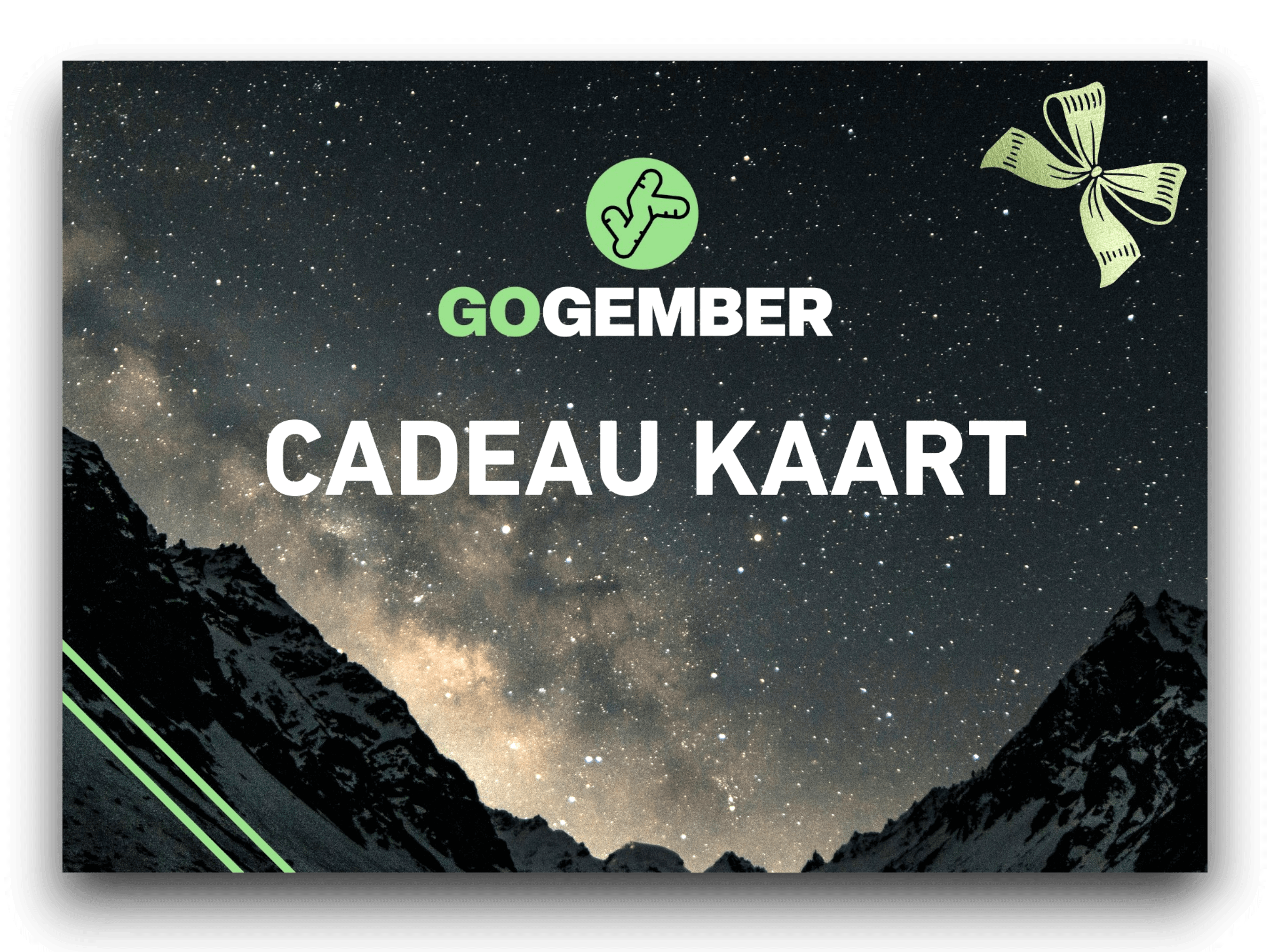 Go Gember - Cadeau Kaart