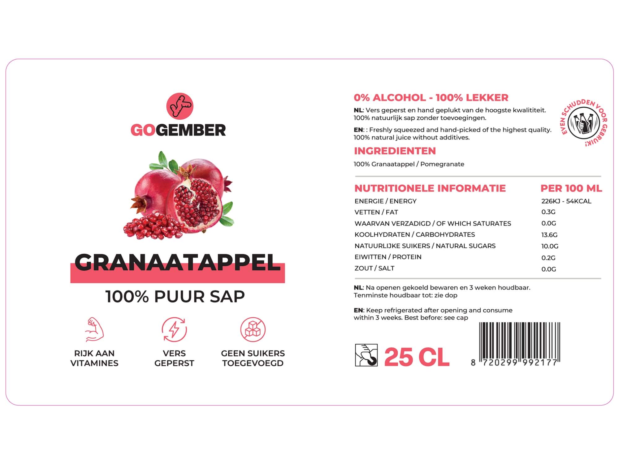 3 Geschmacksrichtungen – 66 Portionen