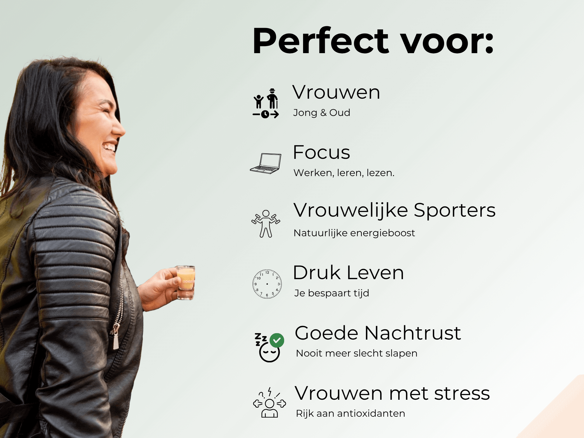 100% PUUR GEMBERSAP - VOOR VROUWEN