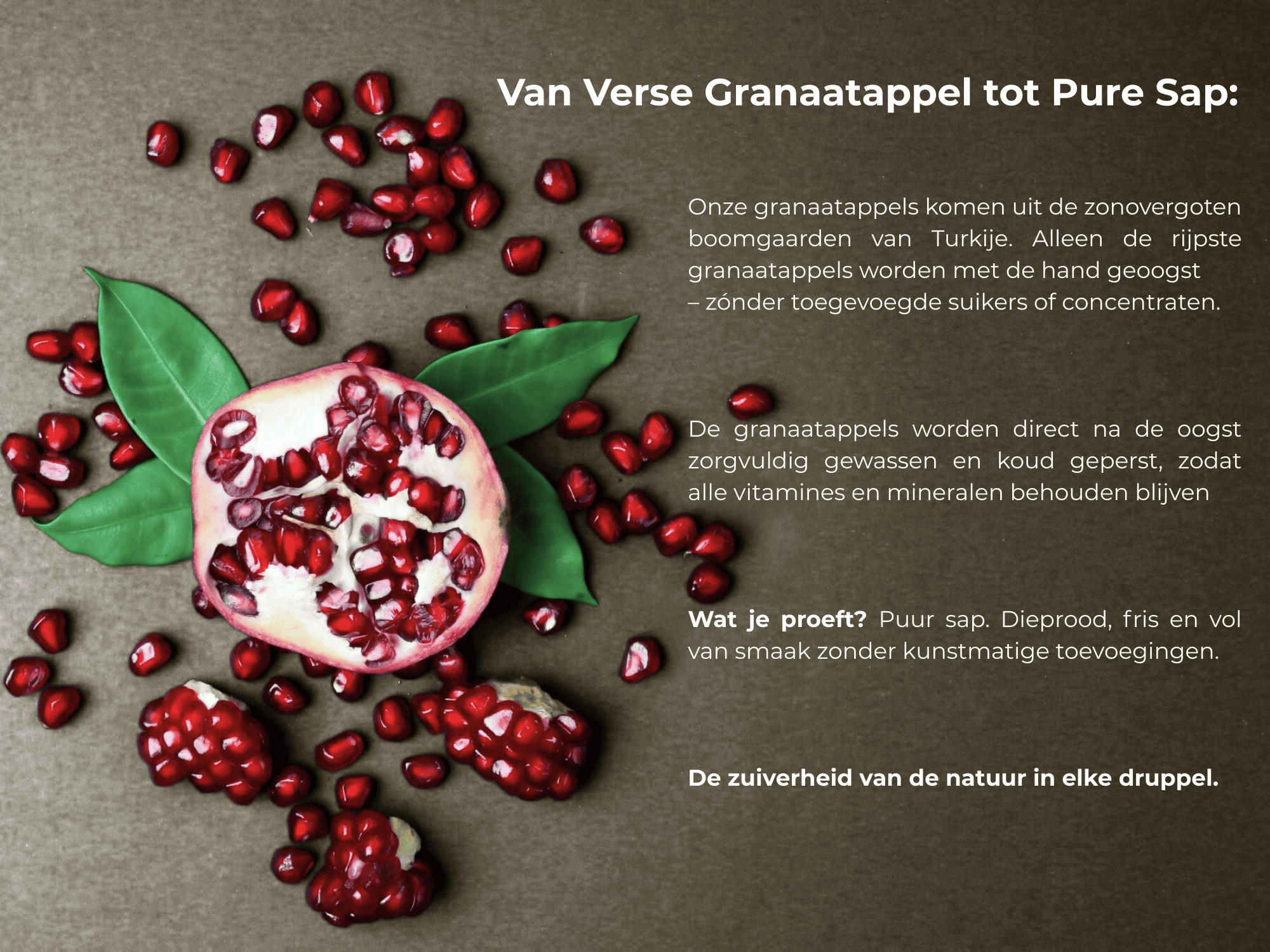 100% PUUR GRANAATAPPEL