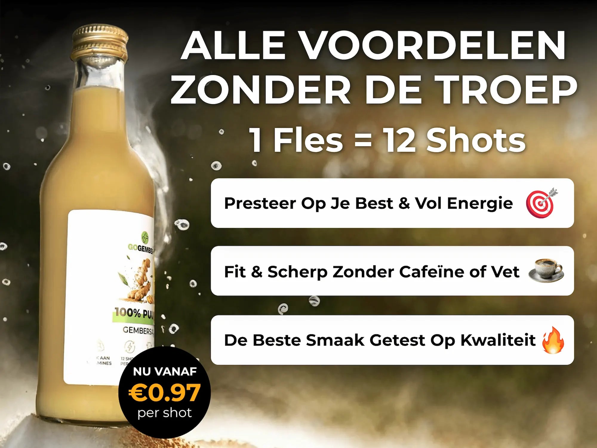 100% PUUR GEMBERSAP