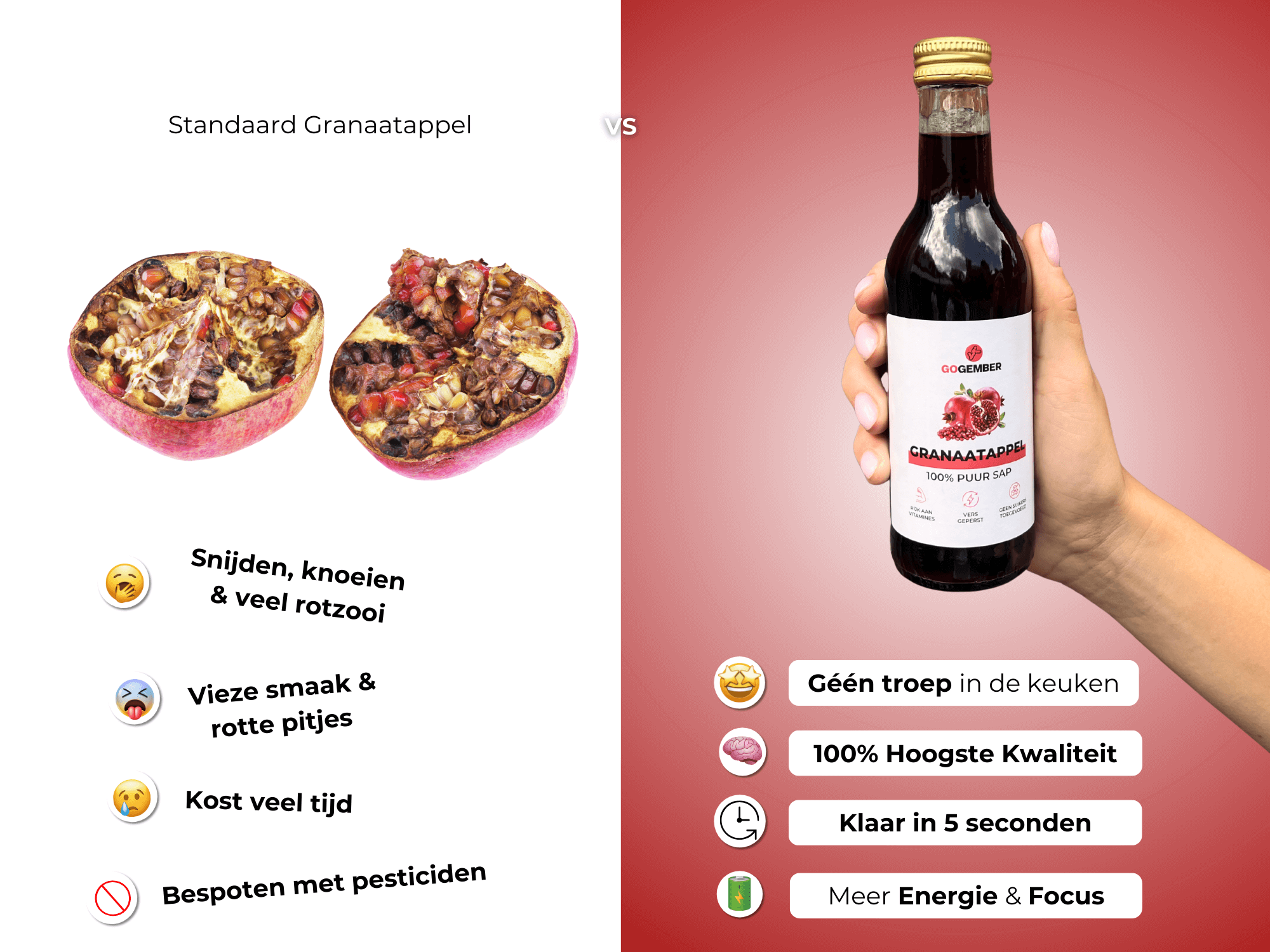 100% PUUR GRANAATAPPEL