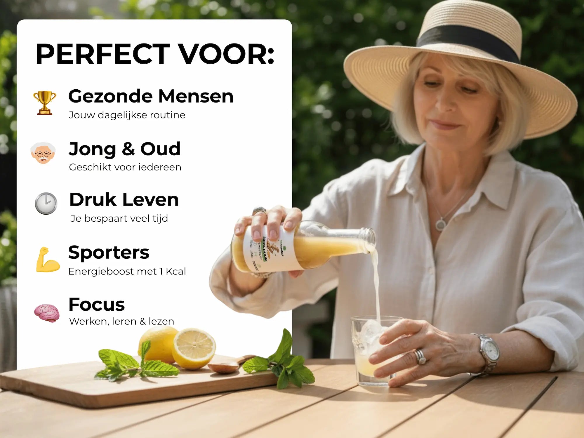 100% PUUR GEMBERSAP