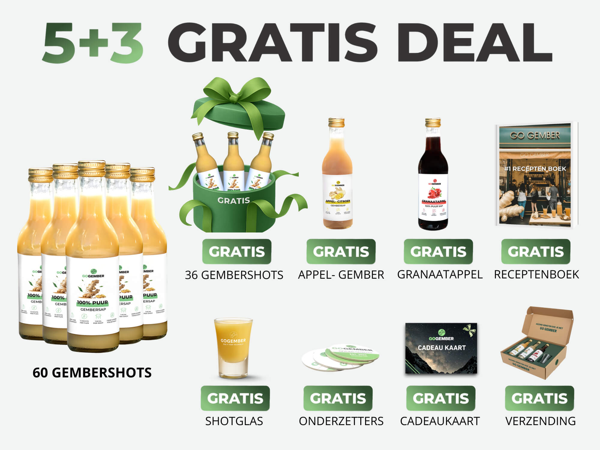 100% PUUR GEMBERSAP