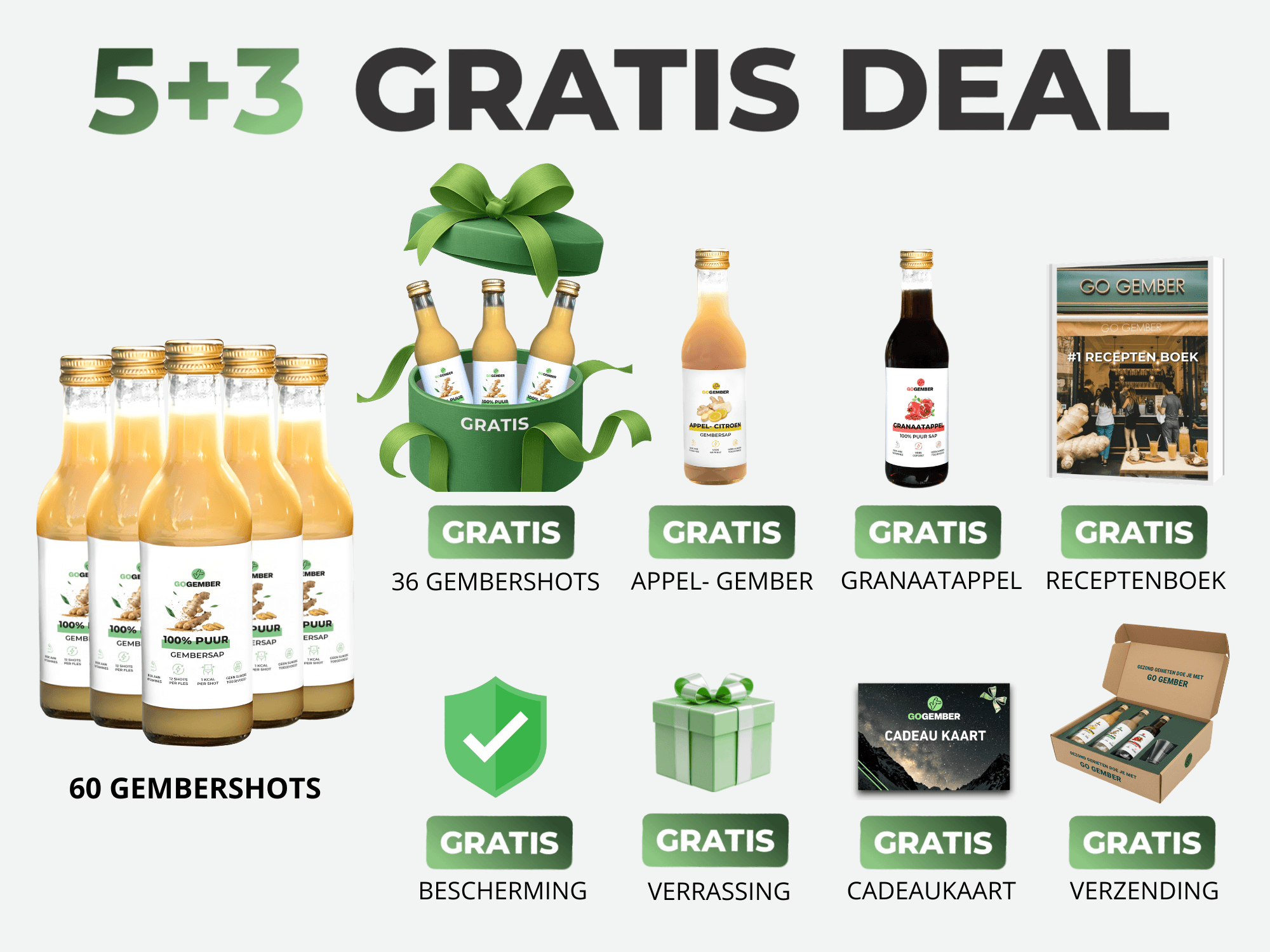 100% PUUR GEMBERSAP