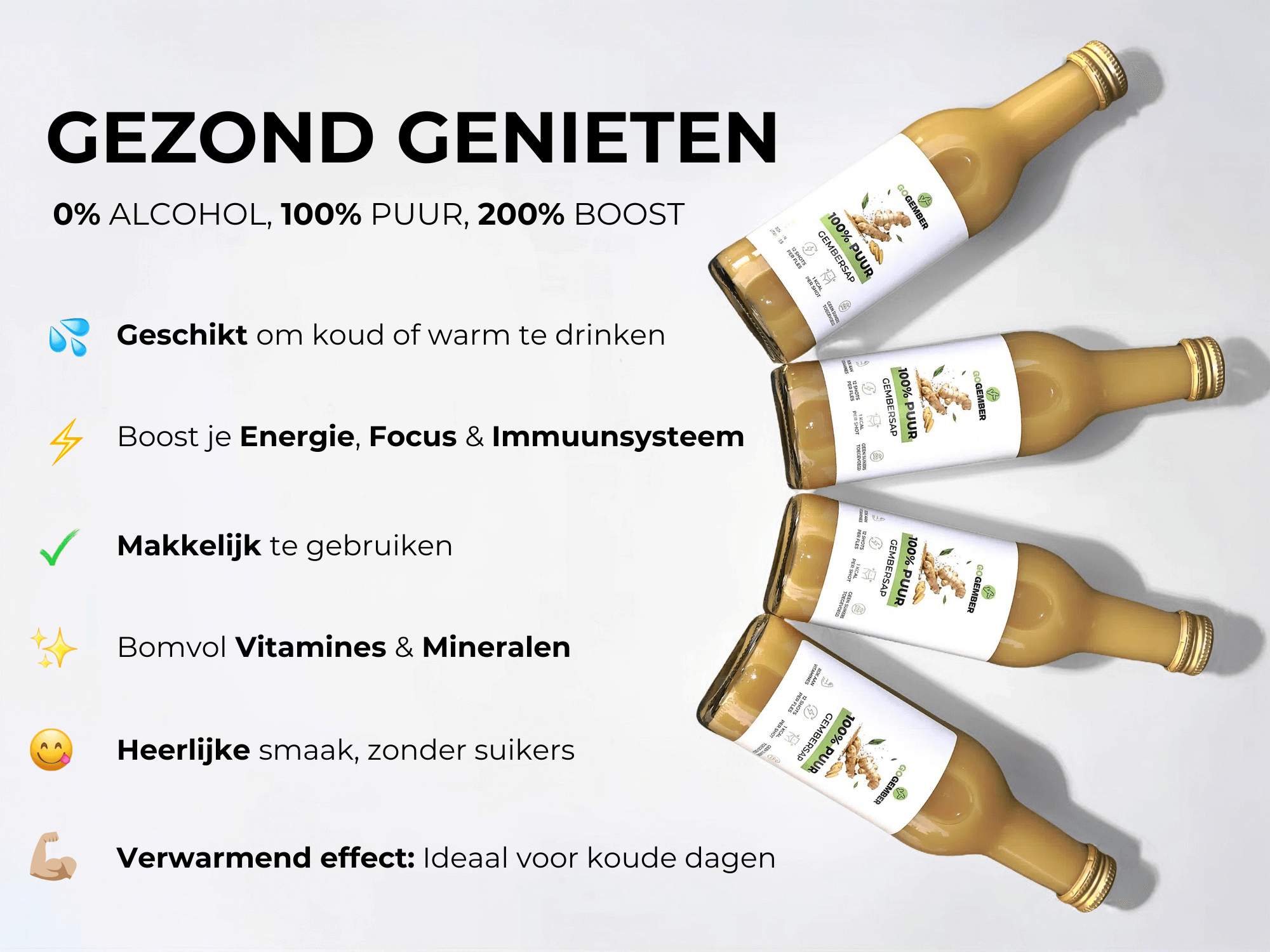 100% PUUR GEMBERSAP