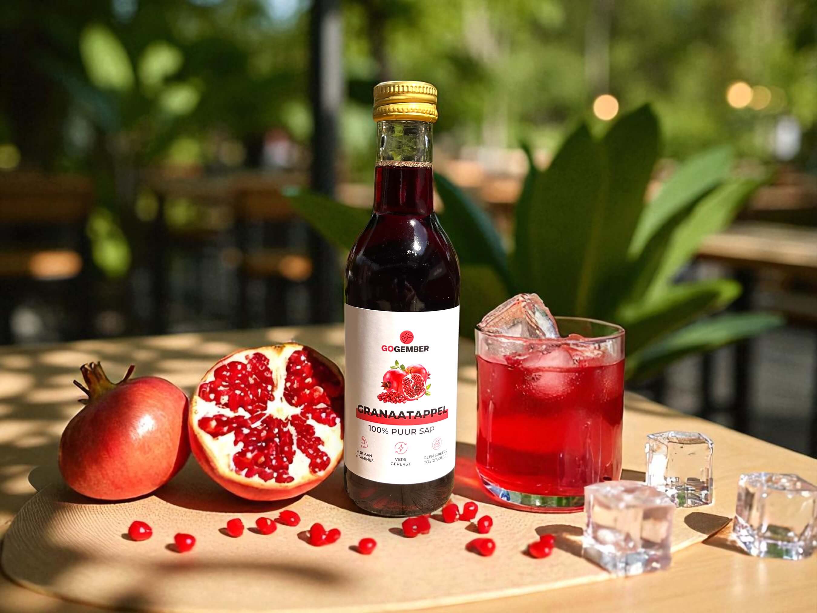 100% Granatapfelsaft