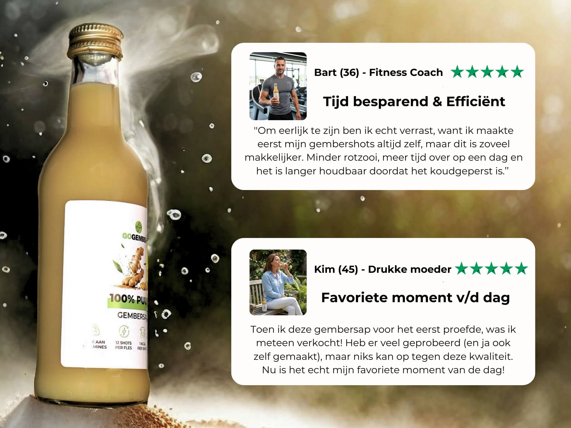 100% PUUR GEMBERSAP